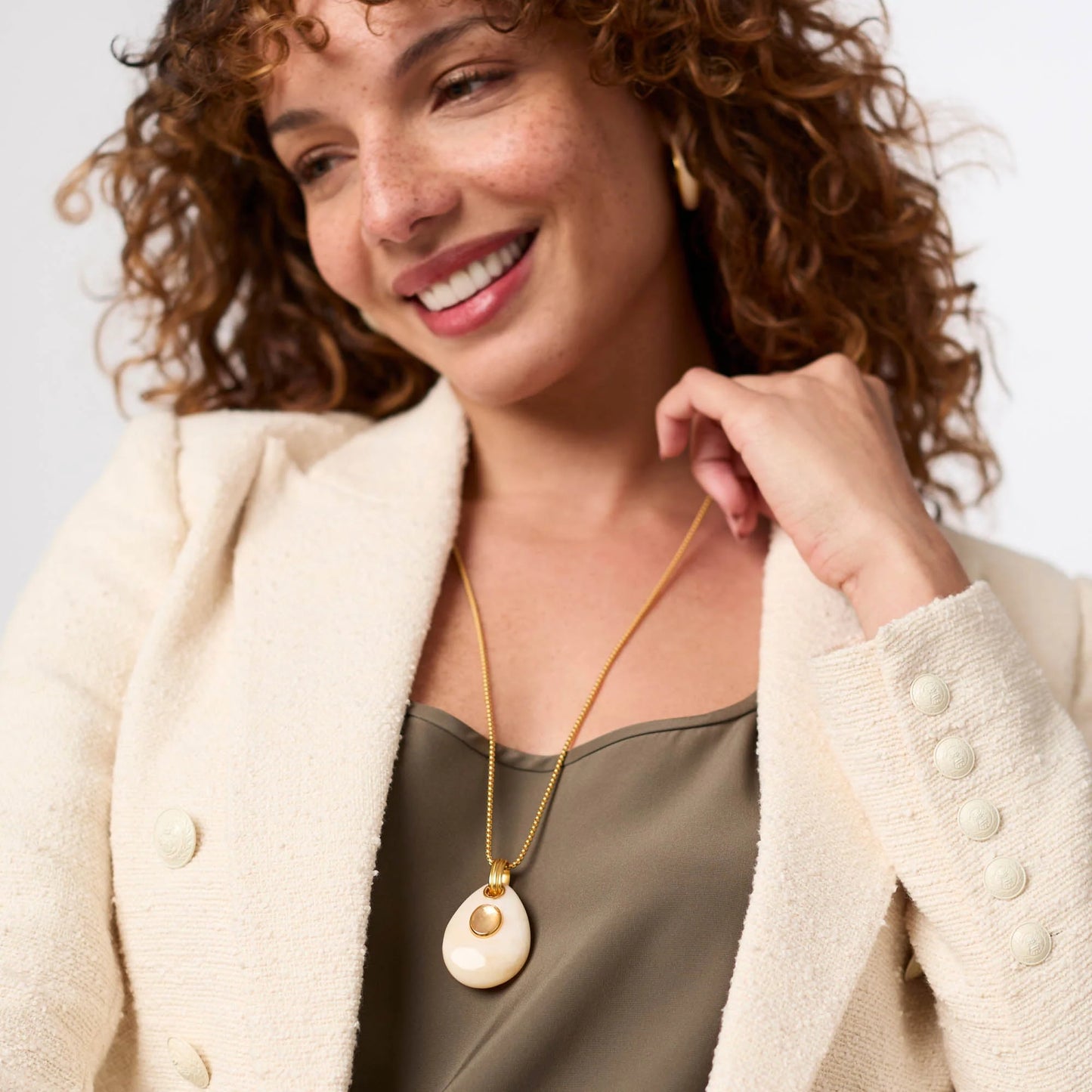 Carnaby Pendant - Ivory