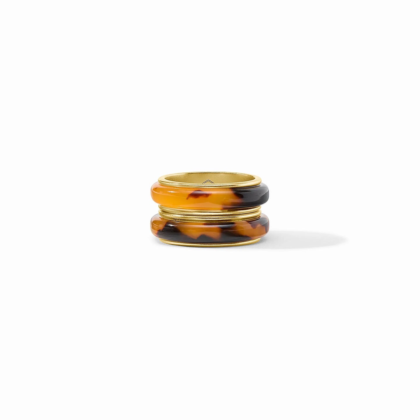 Carnaby Duet Ring - Tortoiseshell