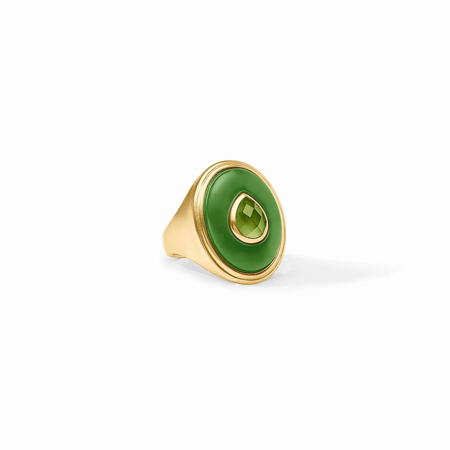 Carnaby Stone Ring - Palmetto Green