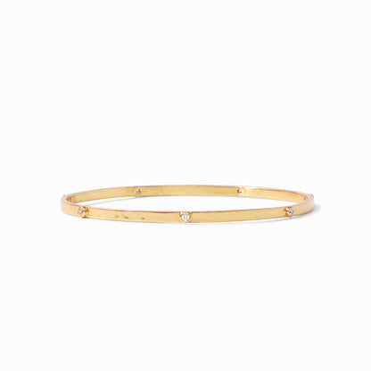 Cubic Zirconia Crescent Bangle