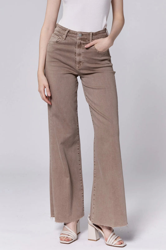 Fiona High Rise Jeans - Mink