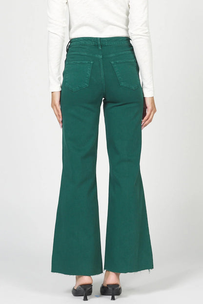 Fiona Wide Leg Jean- Rainforest