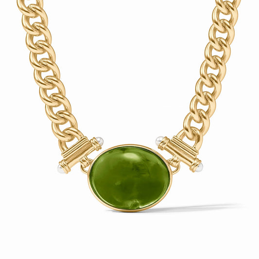 Dolce Statement Necklace - Palmetto Green