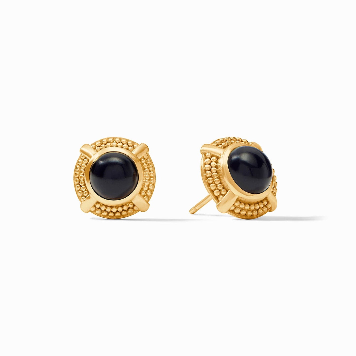 Cabochon Black Stud