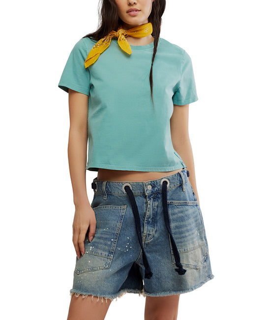 Everyday Tee in Mineral Blue
