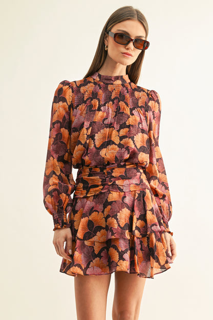 POPPY SMOCKED LONG SLEEVES TOP
