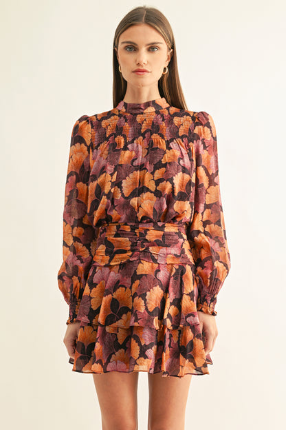 POPPY SMOCKED LONG SLEEVES TOP