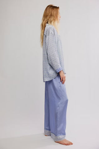 Dreamy Days Pajama Set in Lime Kiwi Combo