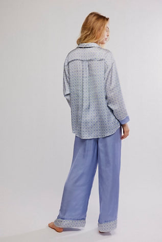 Dreamy Days Pajama Set in Lime Kiwi Combo