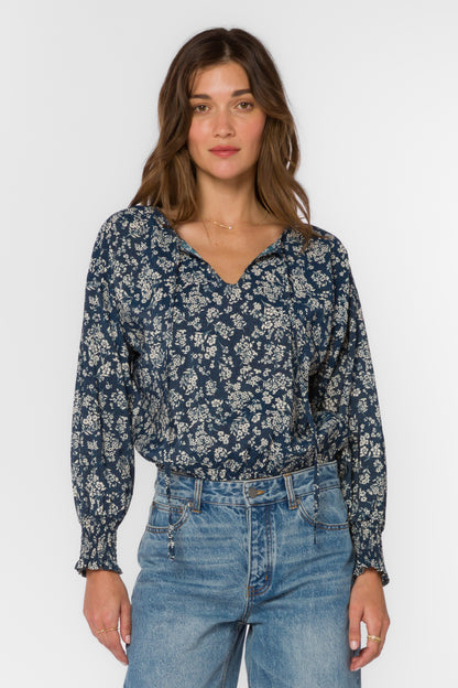 NAVY FLORAL