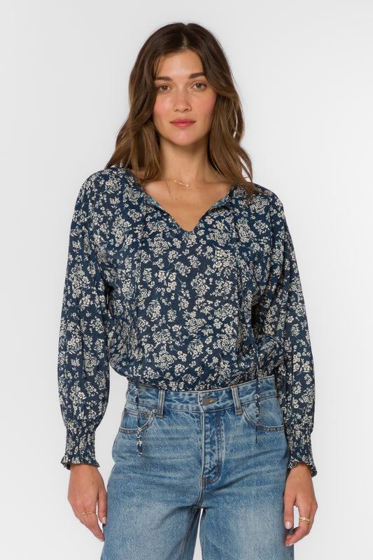 NAVY FLORAL