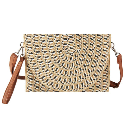 Straw Clutch / Crossbody Bag