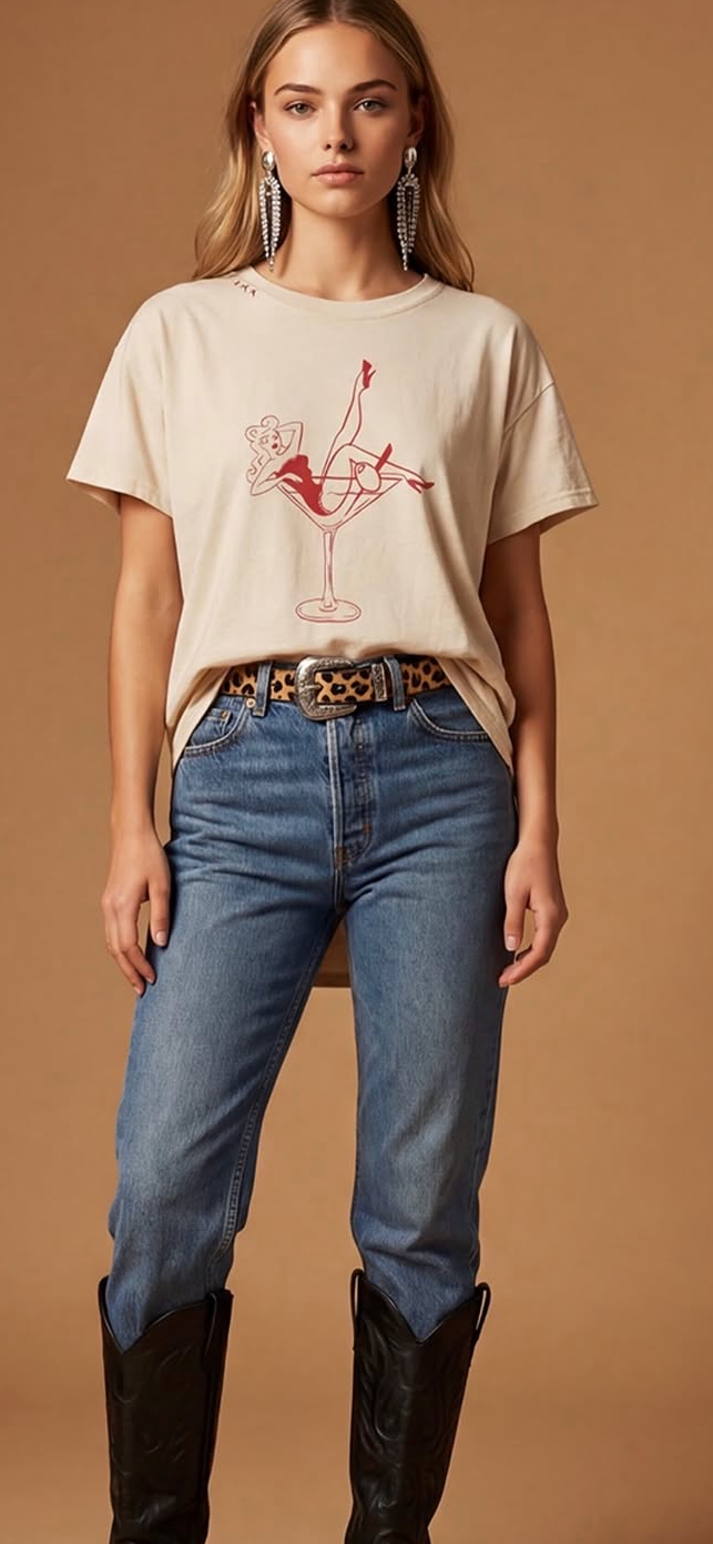 Martini Bombshell Tee