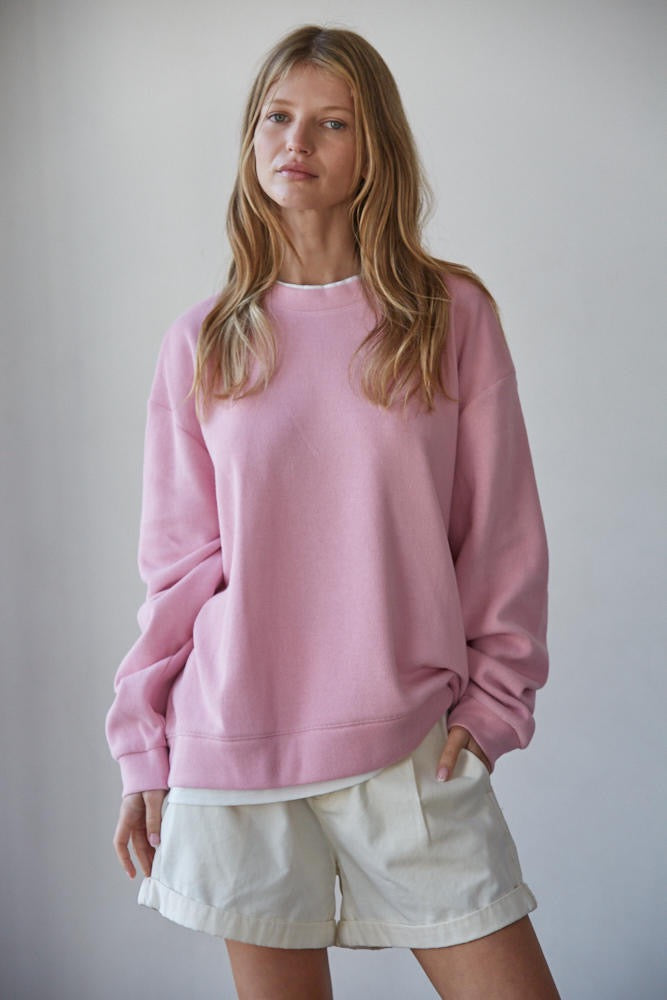 Pink Twofer Sweatshirt