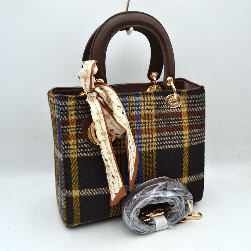 Plaid Scarf Bag