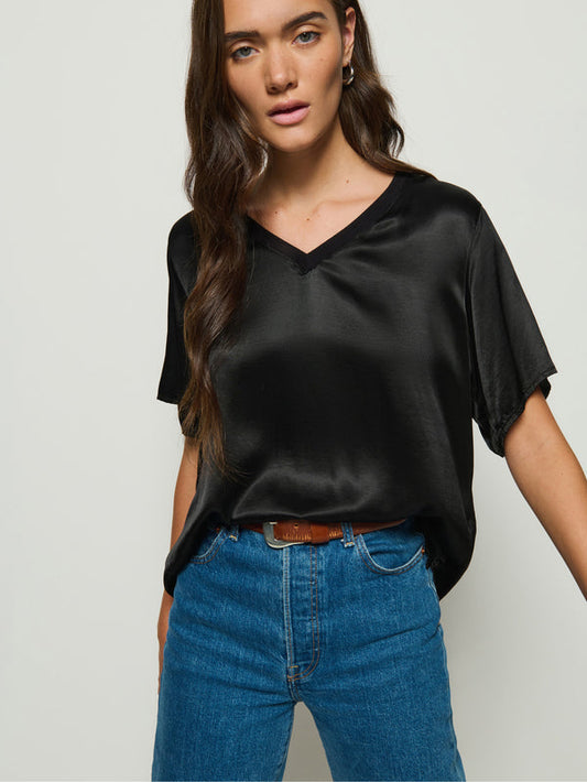 Black June Short Sleeve Top