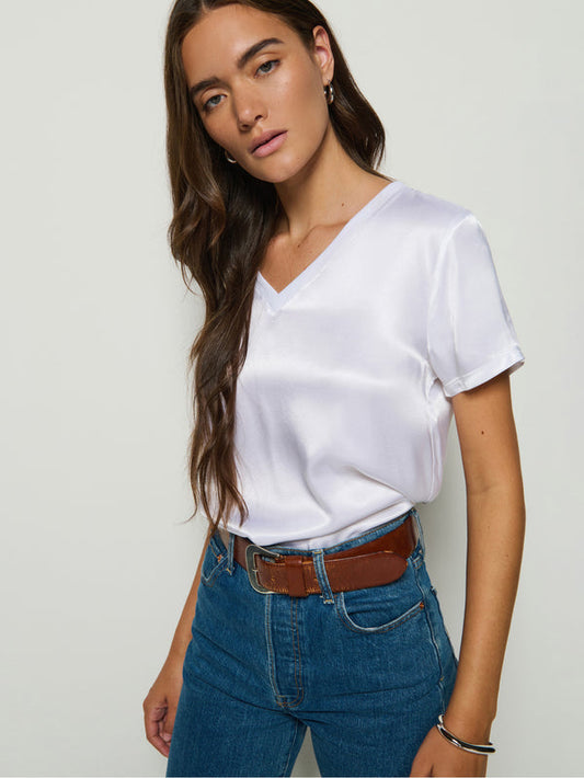 White June Short Sleeve Top