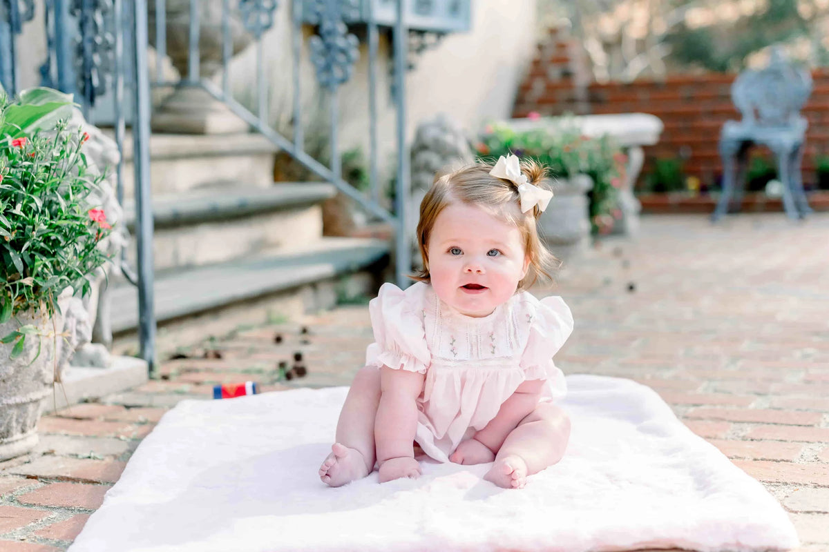 Luxury Faux Fur Baby Blanket with Waterproof Backing