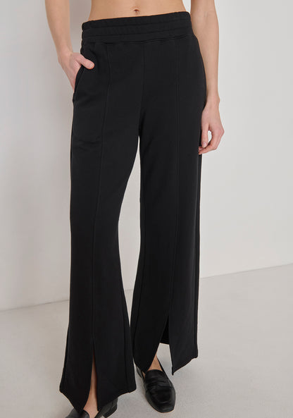 Lincoln Front Slit Knit Pant