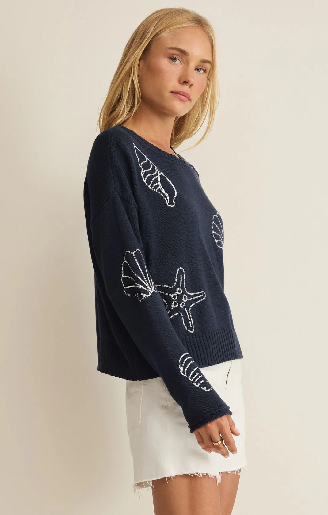 Navy Paradise Reef Sweater