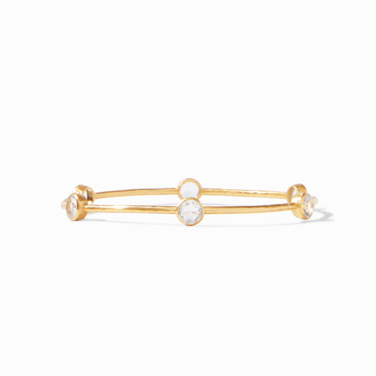Milano Bangle Clear Crystal - S