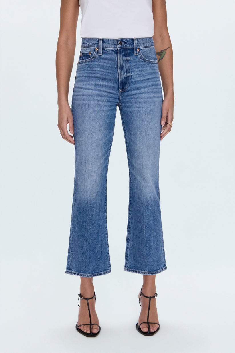 Ally High Rise Vintage Ankle Boot Jean