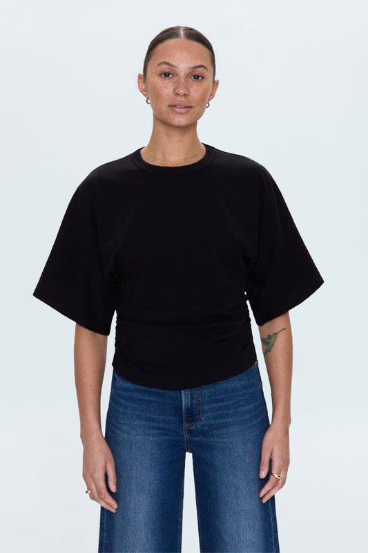 Noir Kimono Sleeve Fitted Tee