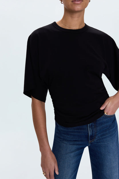 Noir Kimono Sleeve Fitted Tee