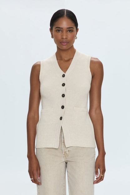 Ivory Knit Vest