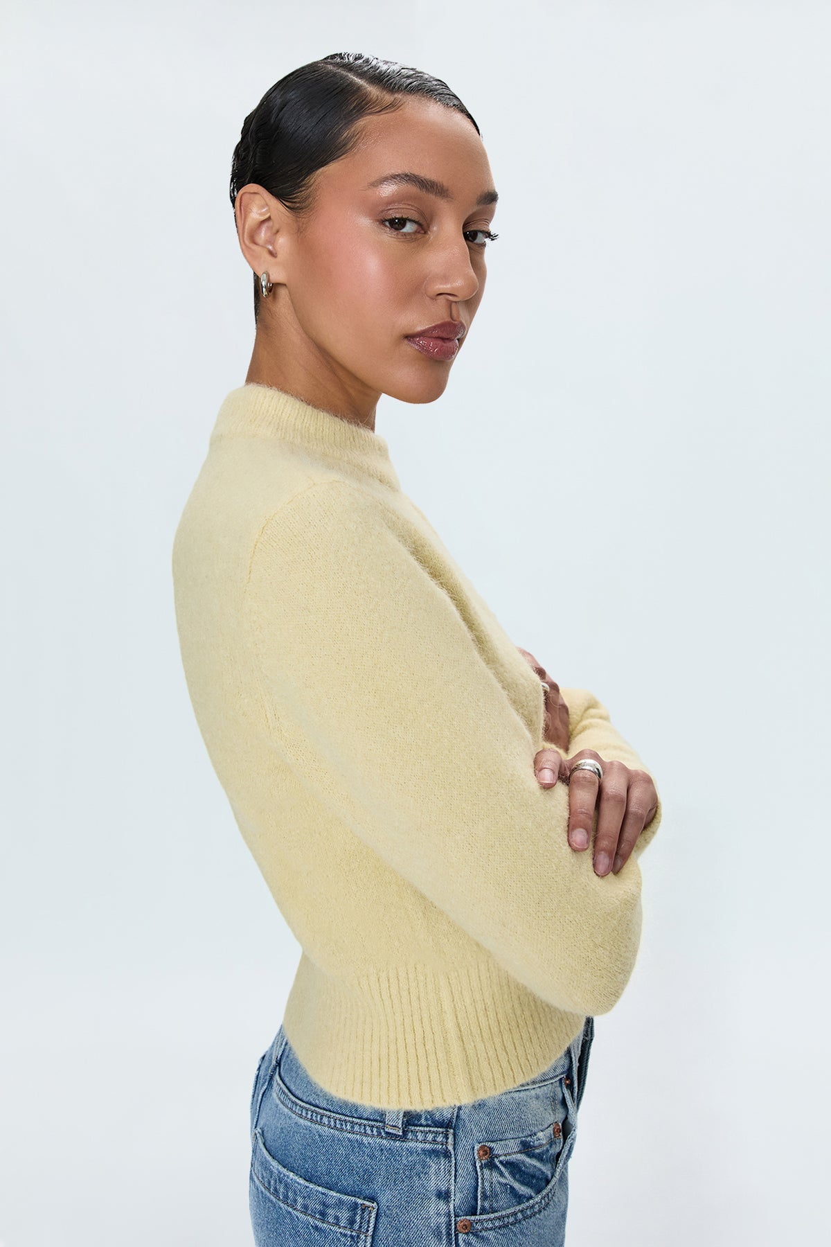 Sara Sweater - Soft Yellow