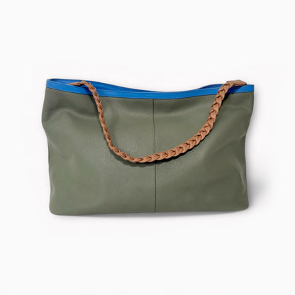 Olive Slouchy Tote