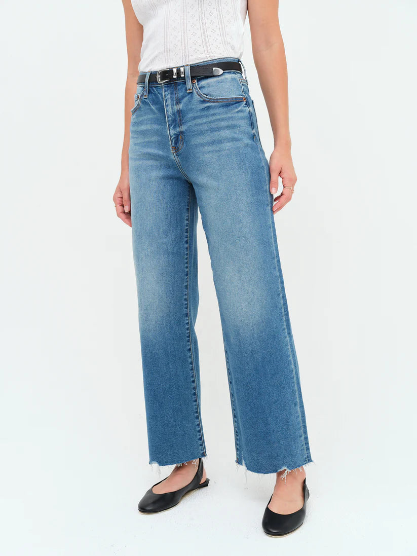High Rise Wide Ankle Jean