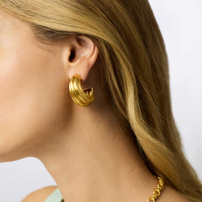 Medium Portofino Statement Hoop