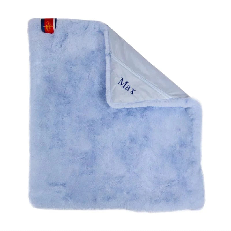 Luxury Faux Fur Baby Blanket with Waterproof Backing