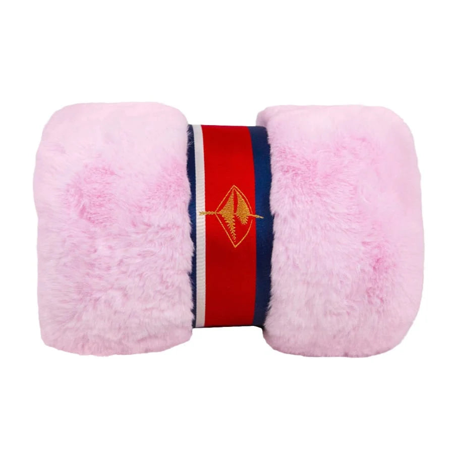 Luxury Faux Fur Baby Blanket with Waterproof Backing
