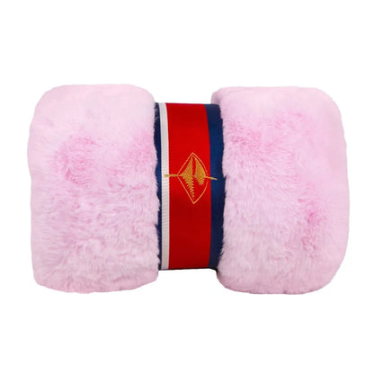 Luxury Faux Fur Baby Blanket with Waterproof Backing