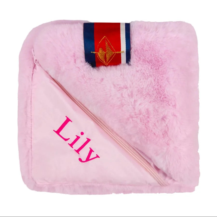 Luxury Faux Fur Baby Blanket with Waterproof Backing