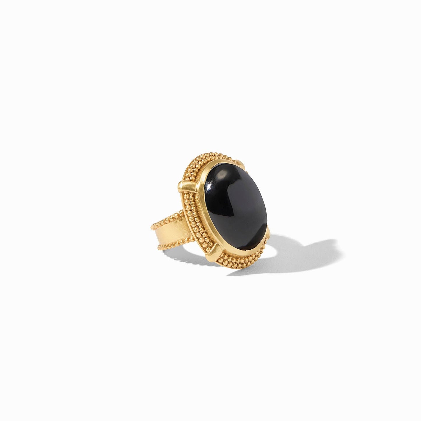 Cabochon Black Statement Ring