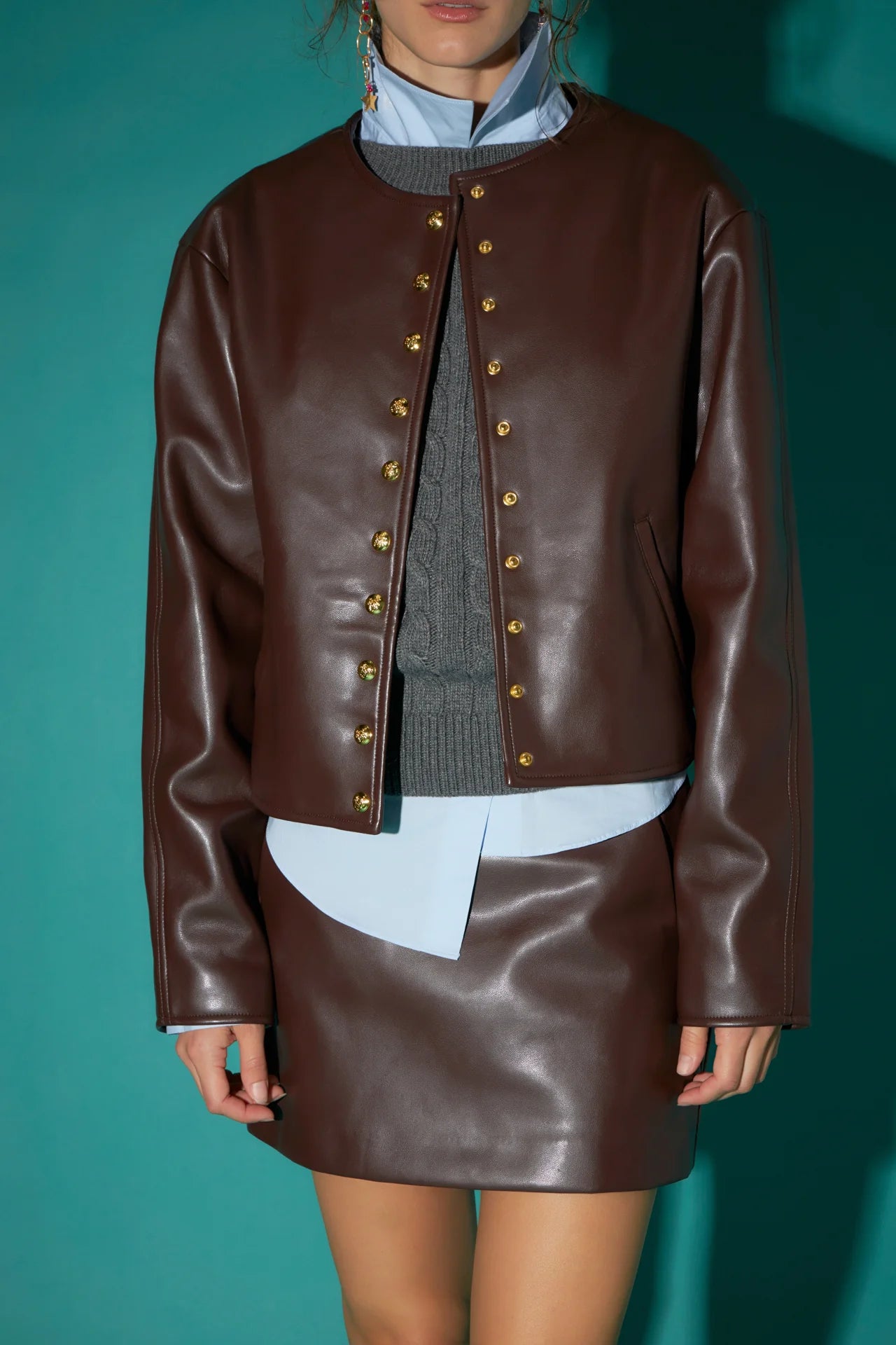 Dark Brown Leather Jacket