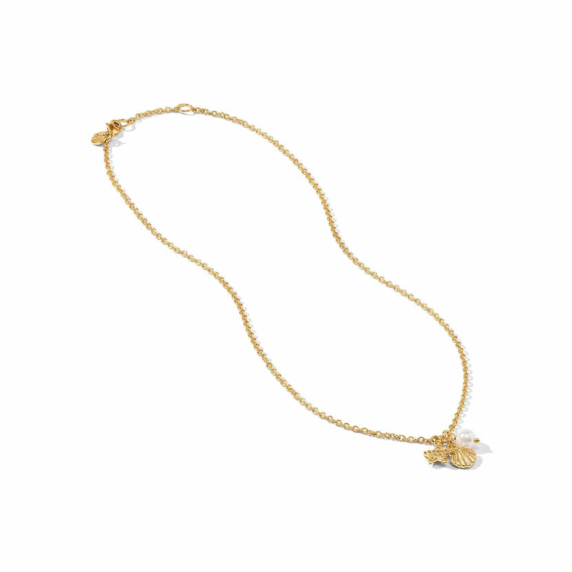 Sanibel Trio Charm Delicate Necklace