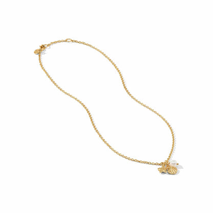 Sanibel Trio Charm Delicate Necklace