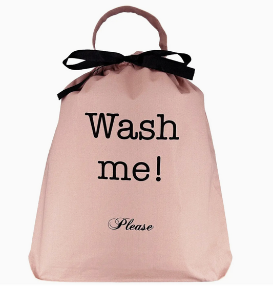 Wash Me, Laundry Bag, Pink/Blush