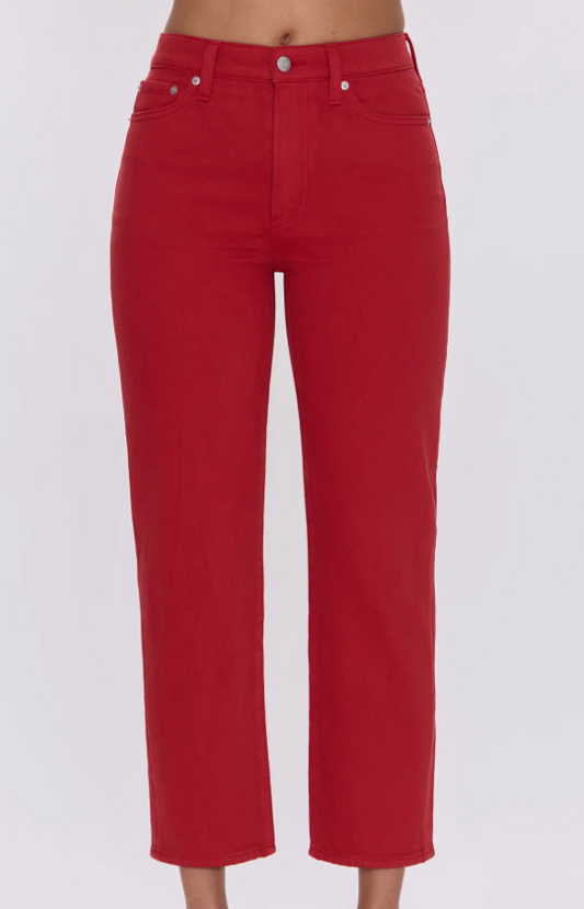 Charlie High Rise Classic Straight Jean
