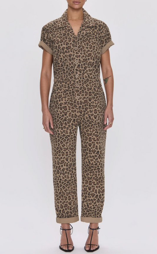 Grover Cotton Jumpsuit - Feline