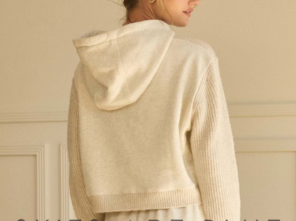 Knitted Hoodie Sweater