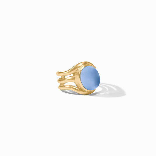 Blue Wave Stone Ring