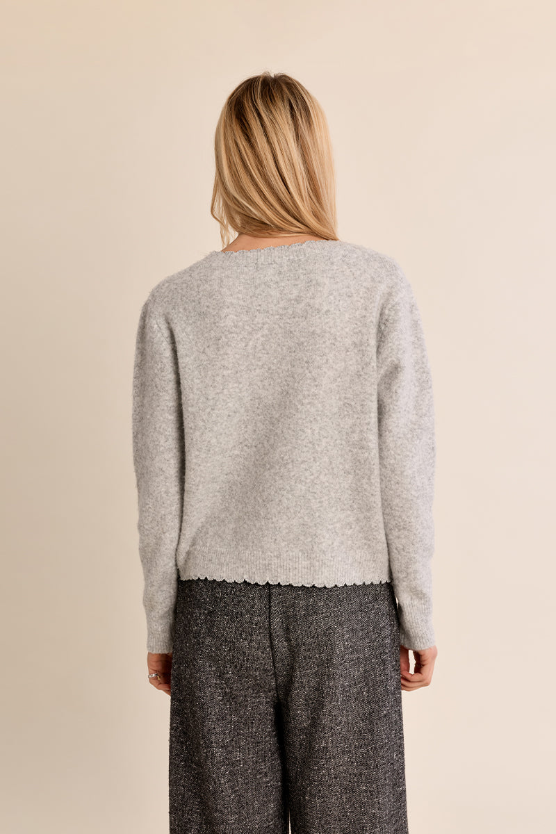 LADIES KNITTED CARDIGAN