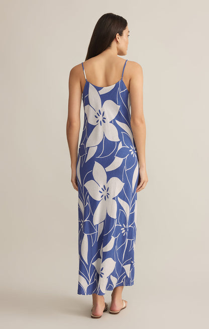 Blue Cecily Madero Maxi Dress