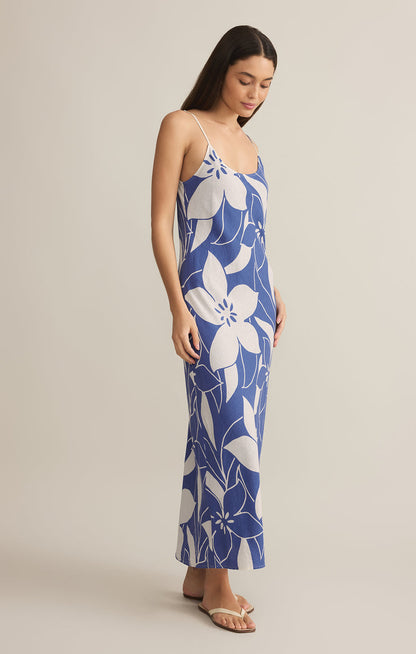 Blue Cecily Madero Maxi Dress
