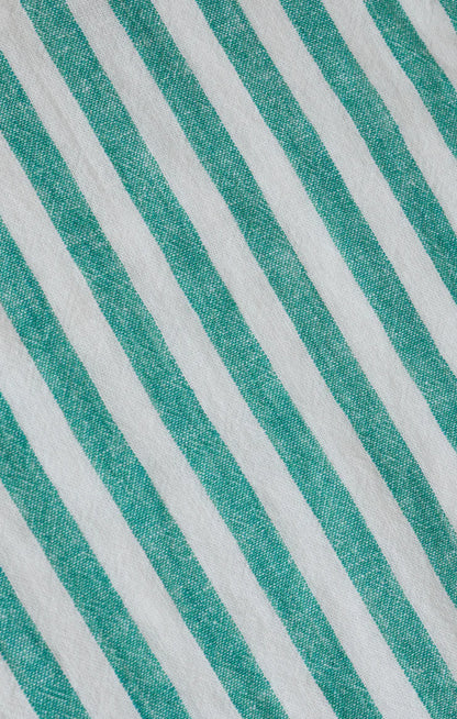Green Striped Maxi Dress